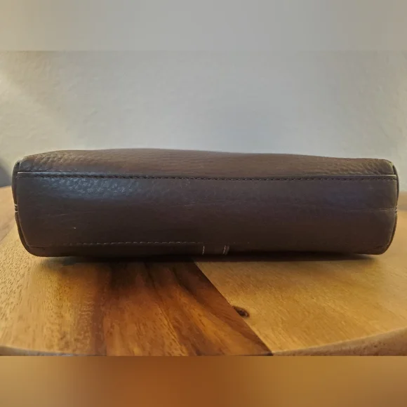 COACH TURN LOCK MINI BAG IN BROWN LEATHER IN GREAT CONDITION! - Picture 5 of 7